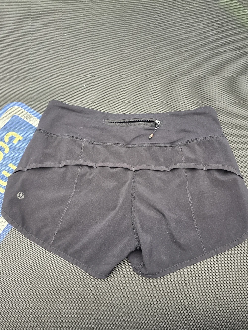 lululemon athletica Black Double-Layer Athletic Shorts